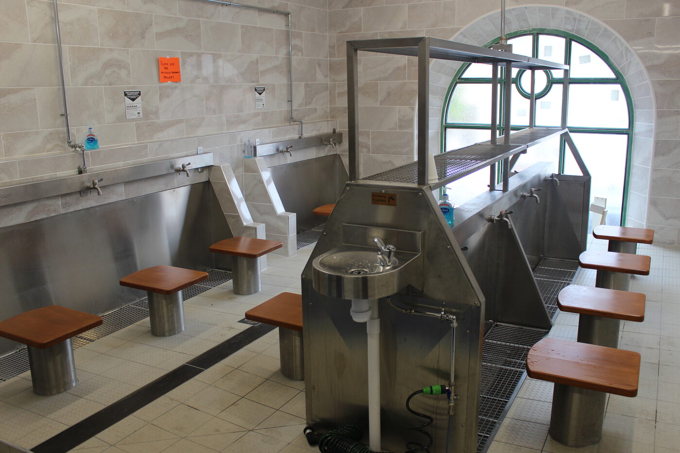 Wudhu facilities at Greenbank Masjid